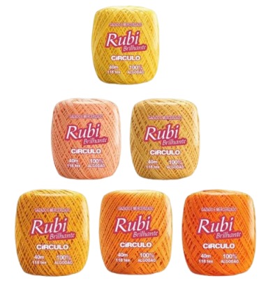 LINHA RUBI AMARELOS /LARANJAS